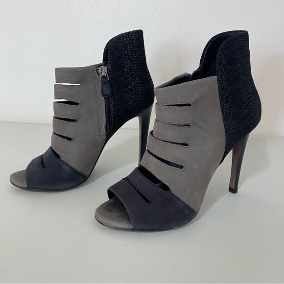 REBECCA MINKOFF Reagan Suede Cut out Stiletto Heels - Picture 6 of 10